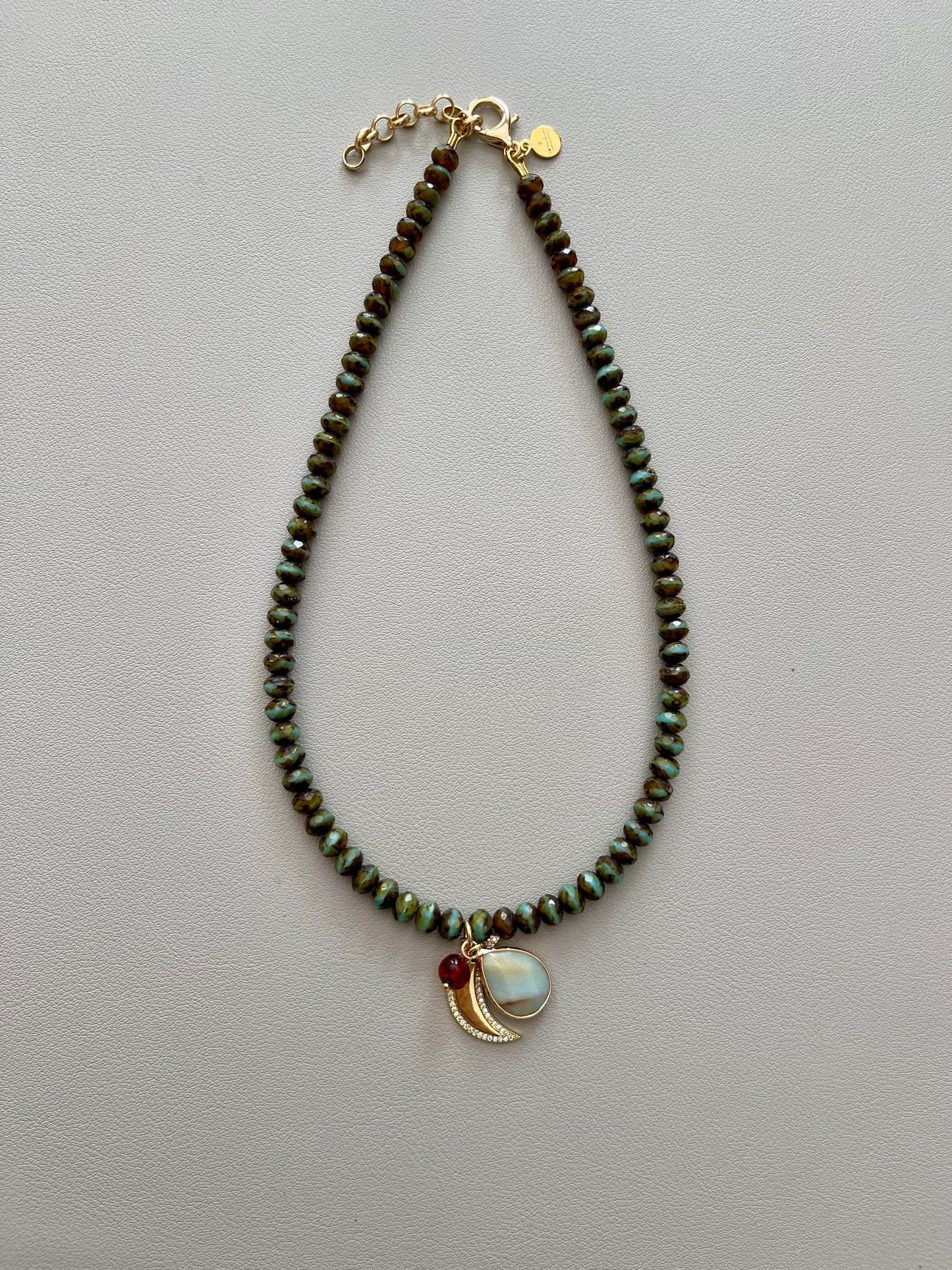 Amber Bay Necklace OOAK