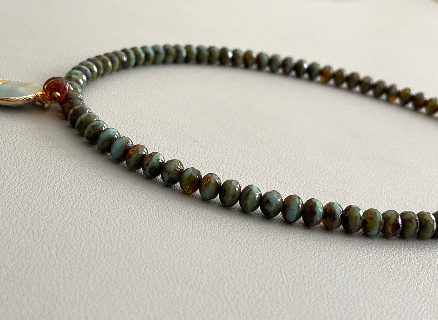 Amber Bay Necklace OOAK