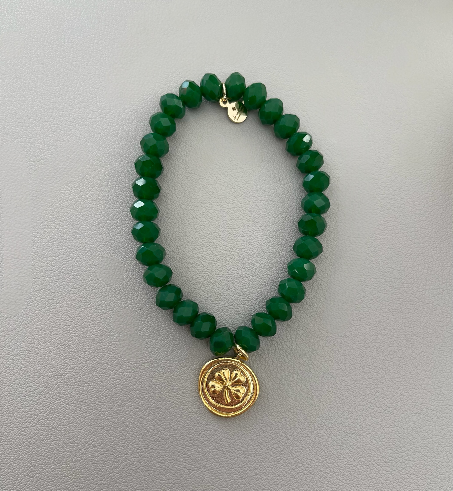 Lucky You Bracelet: Acrylic and glass beads—You choose! Also, Choose from 2 charms to make your bracelet custom FREE SHIPPING!