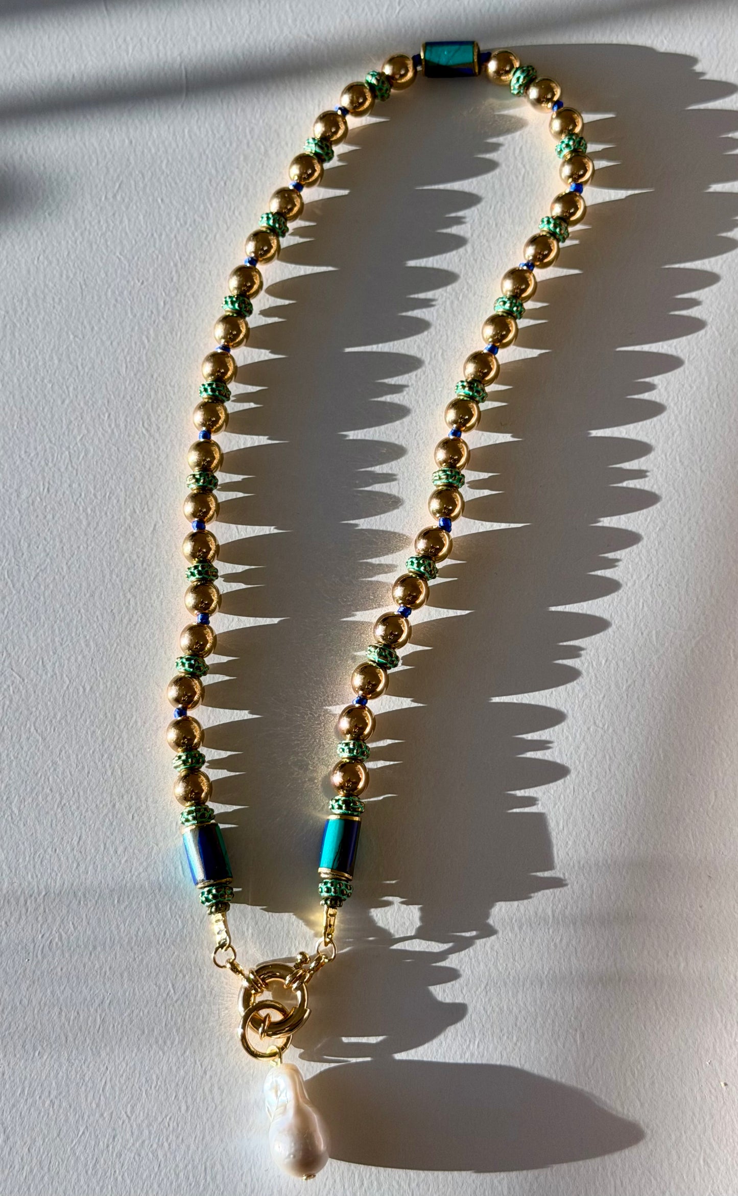 The Blue Satin Talisman OOAK