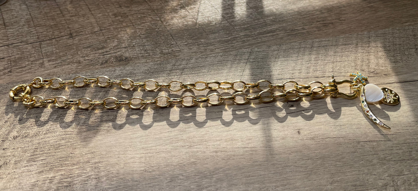 Charm Your Socks Off Necklace