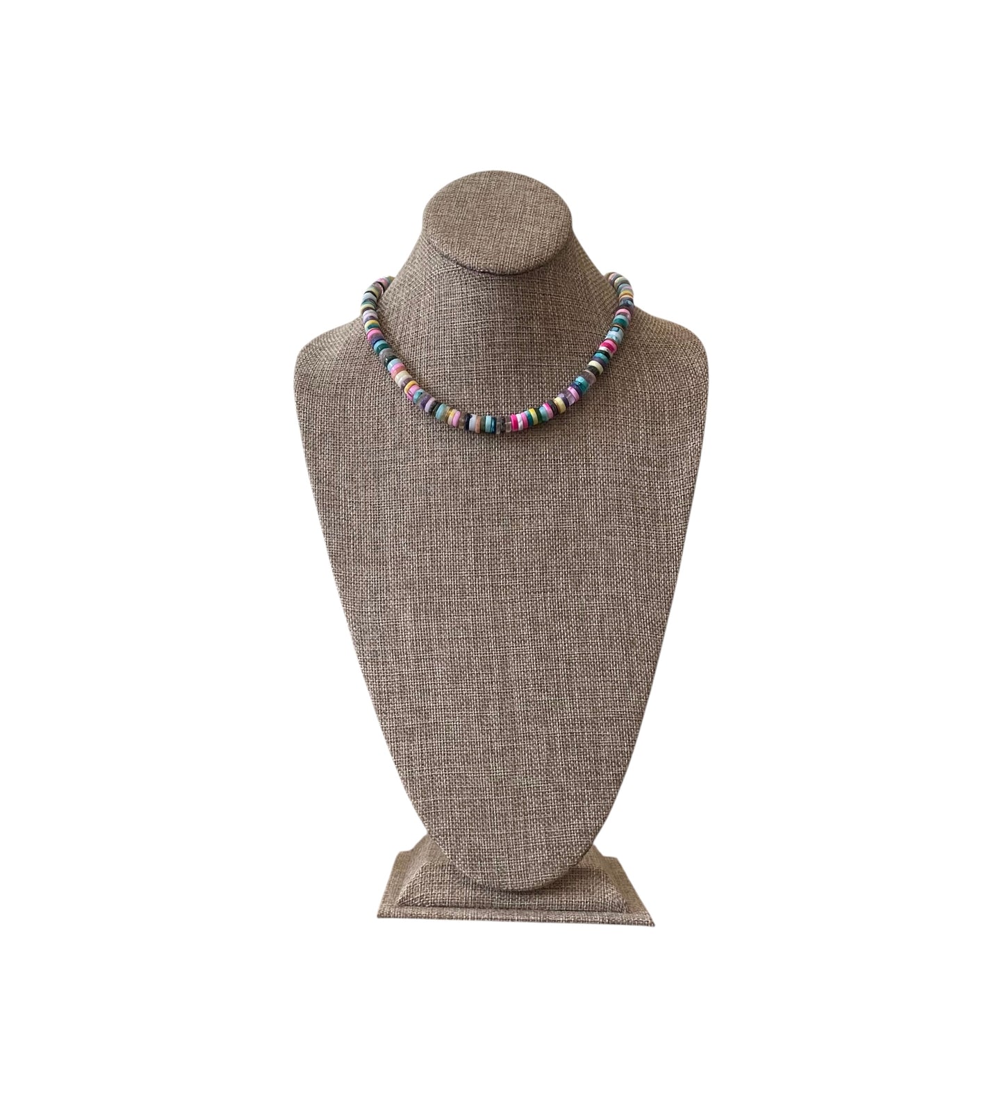 Confetti Coast Necklace: Multi Mixed Gemstones in beautiful bright tones One with Gold accents & One with Silver