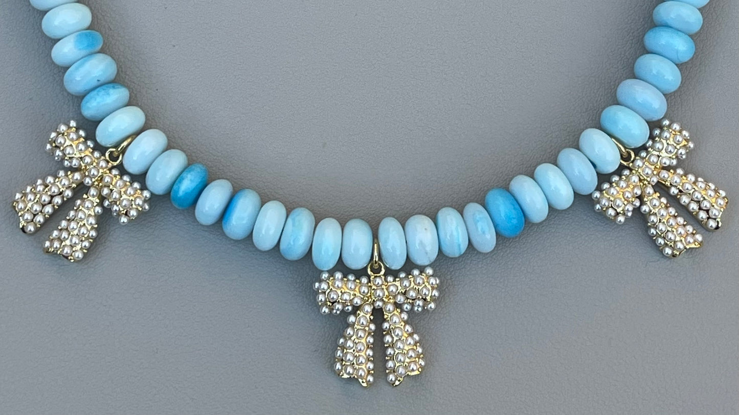 Robin’s Egg Opal Necklace OOAK
