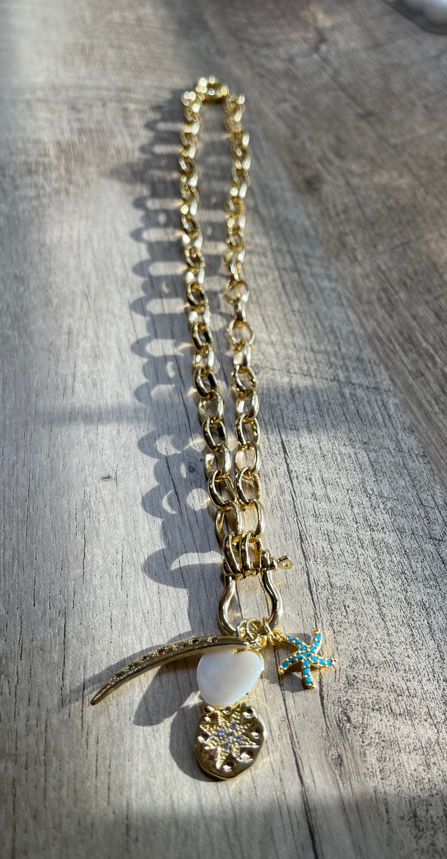 Charm Your Socks Off Necklace