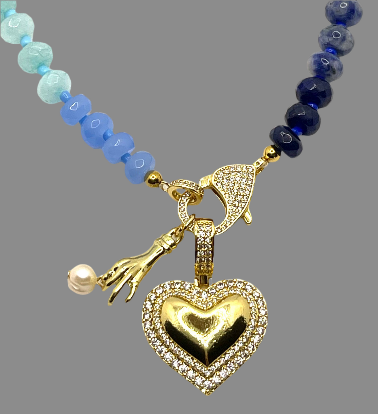 Band of Blues Necklace