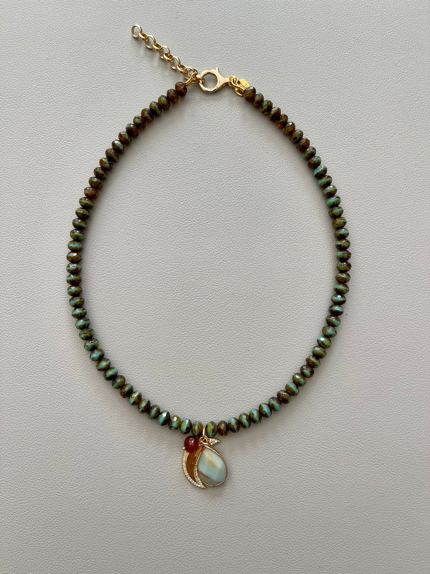 Amber Bay Necklace OOAK