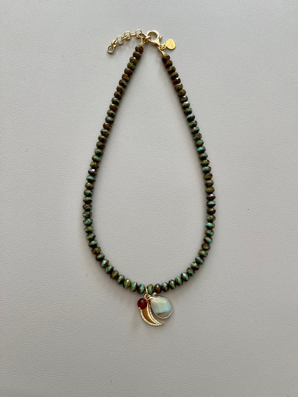 Amber Bay Necklace OOAK