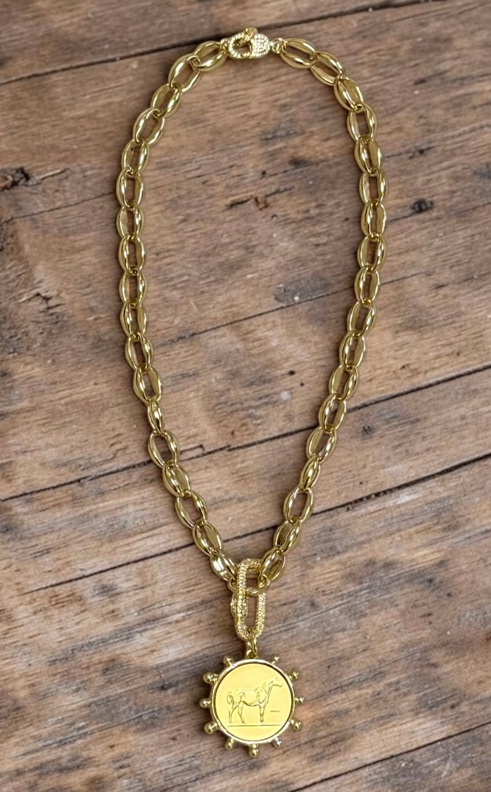 Golden Tempo Necklace OOAK