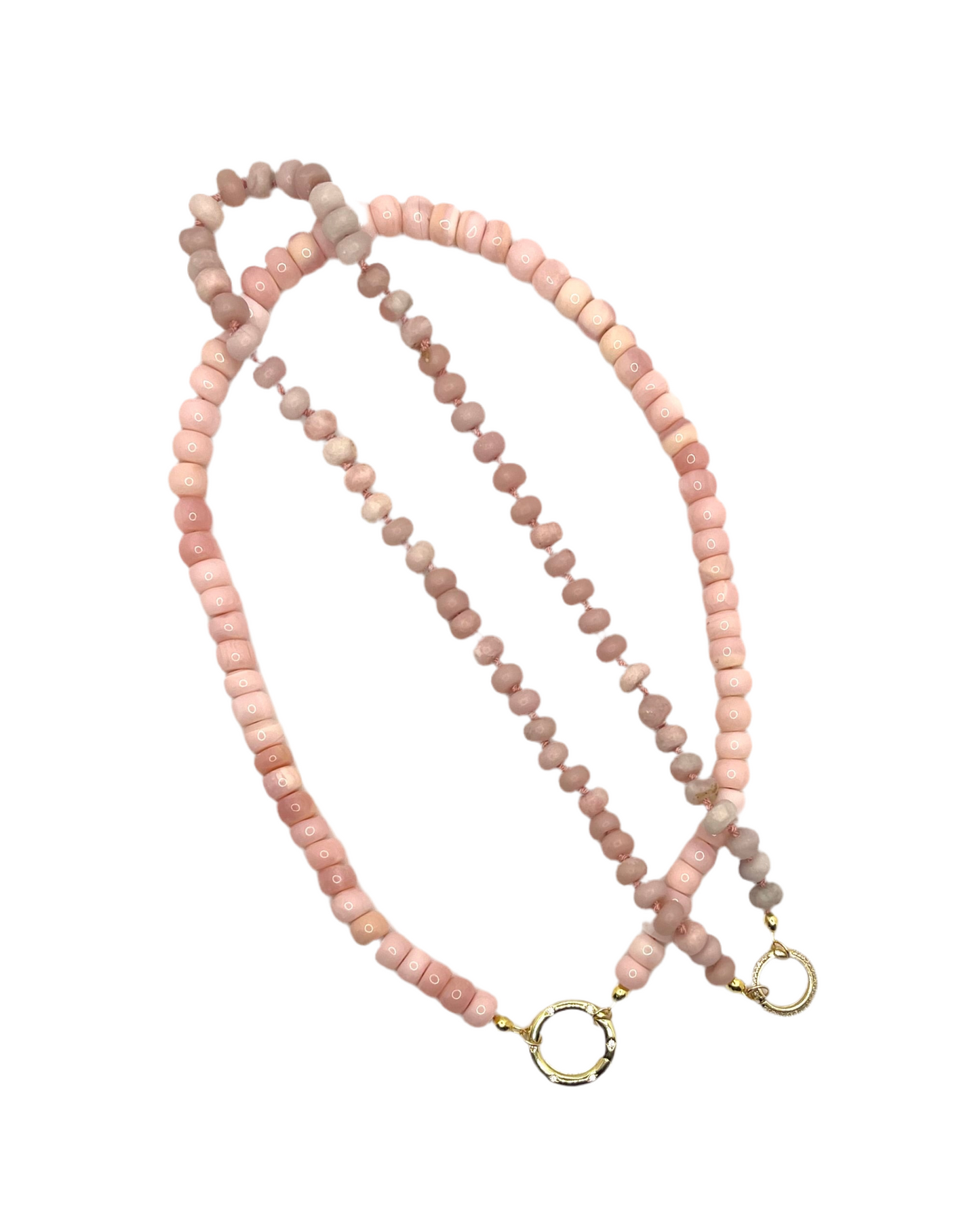 Muted Pink Opal Necklace