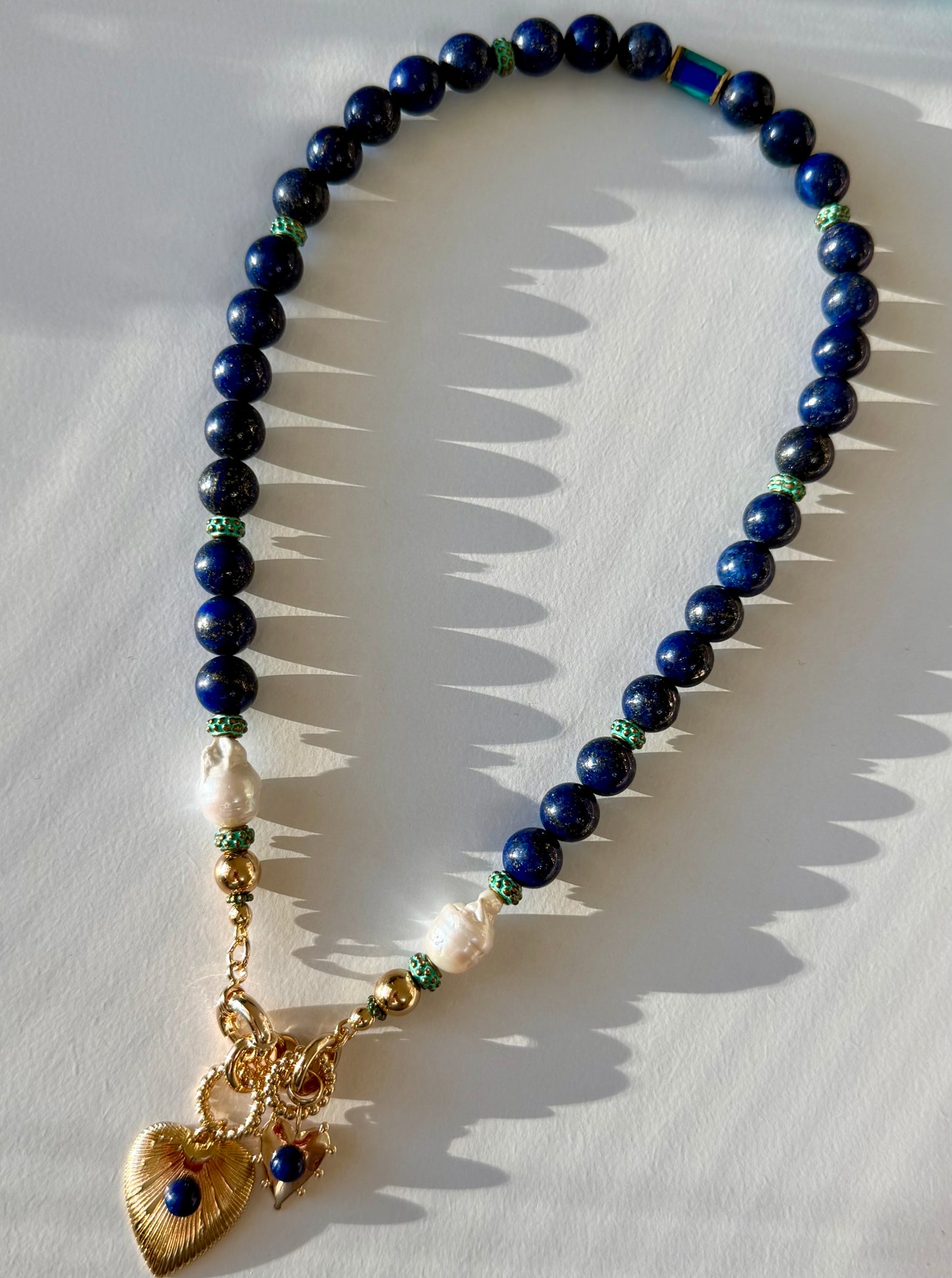 Lapis Devotion Necklace OOAK