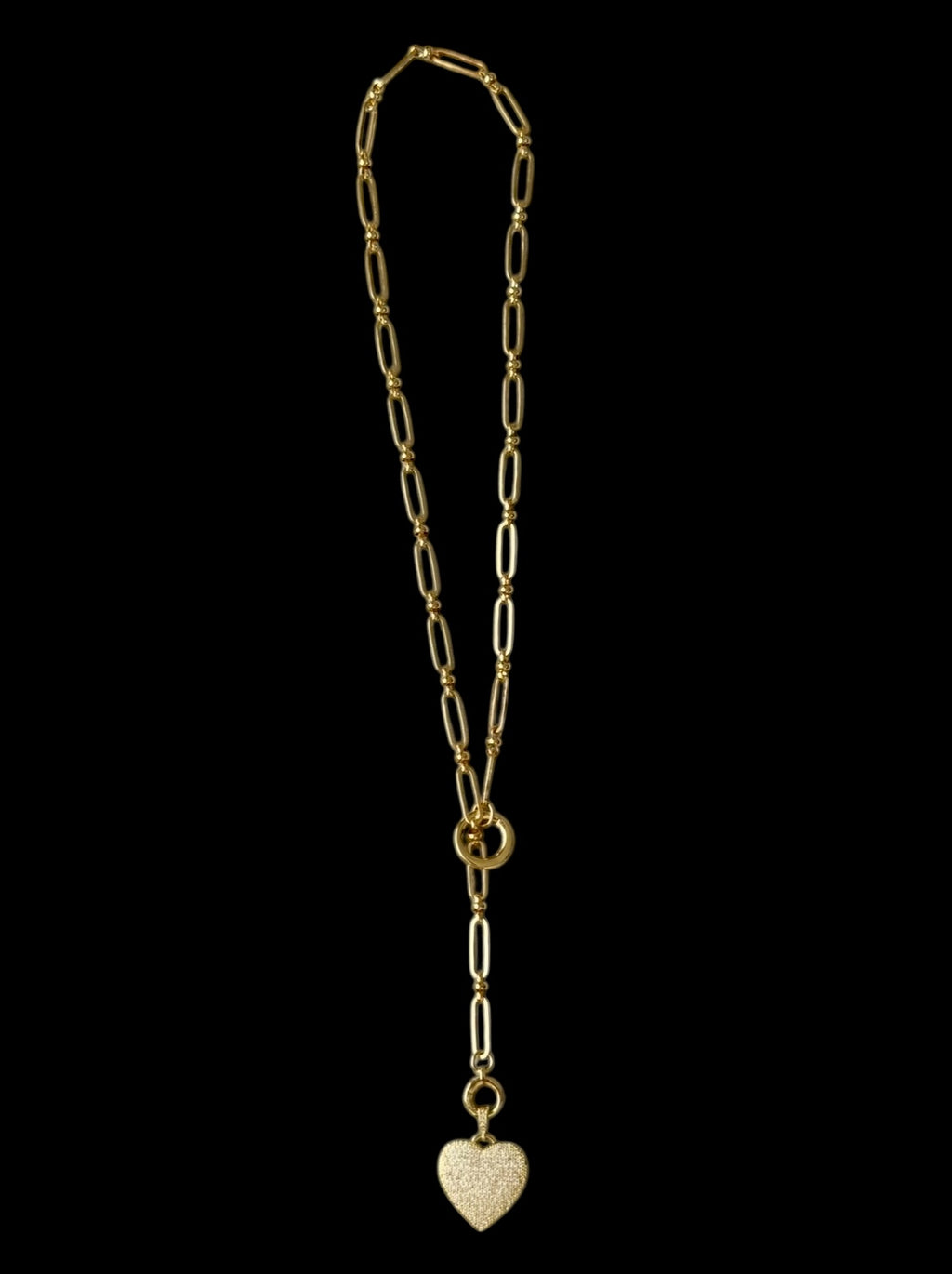 The Happy Heart Lariat Necklace: OOAK and Waterproof