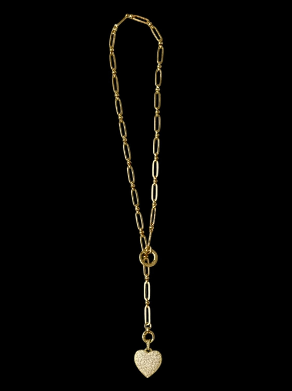 The Happy Heart Lariat Necklace: OOAK and Waterproof