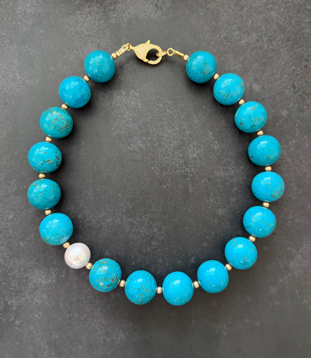 The Azure Coast Necklace OOAK