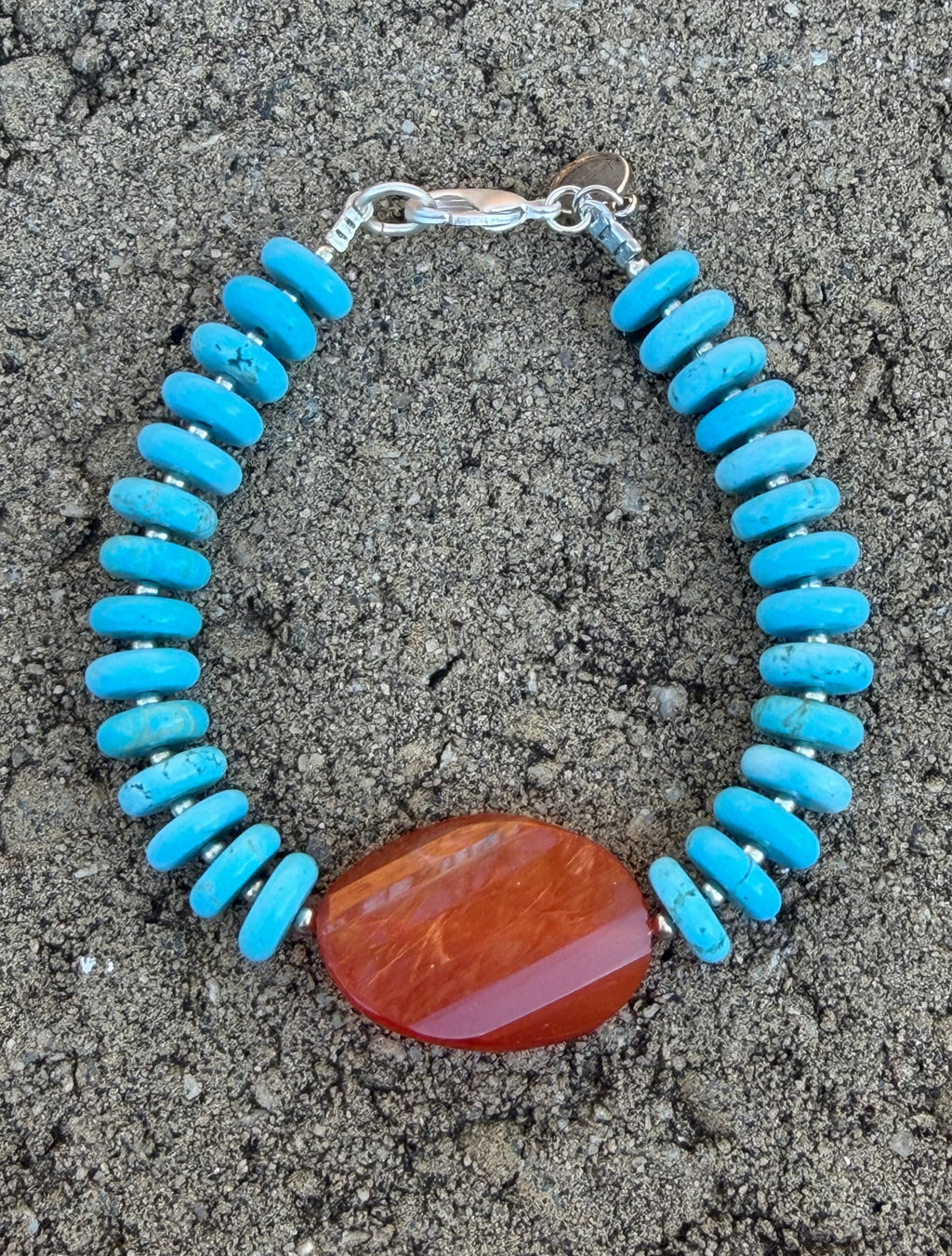 Turquoise & Carnelian Bracelets: 4 Styles