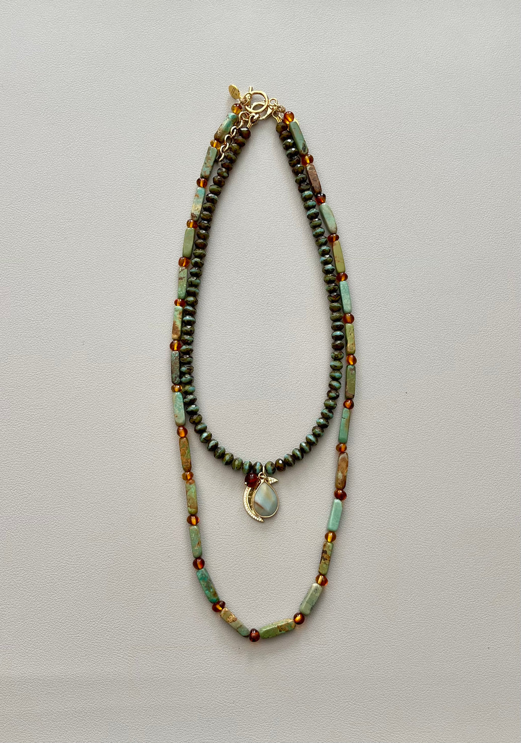 Amber Bay Necklace OOAK
