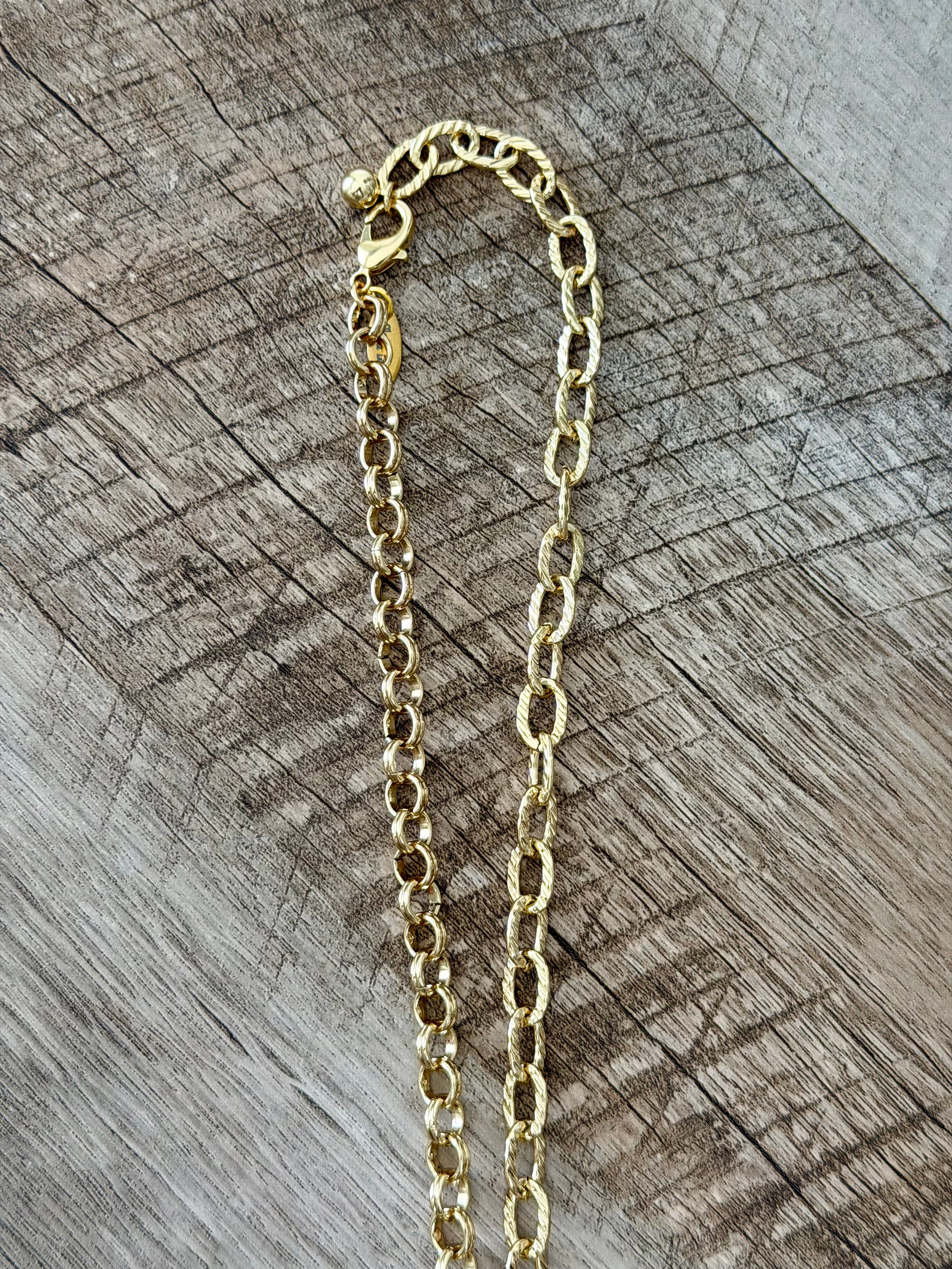 The Beloved Necklace: varying chains come together with two unique pendants