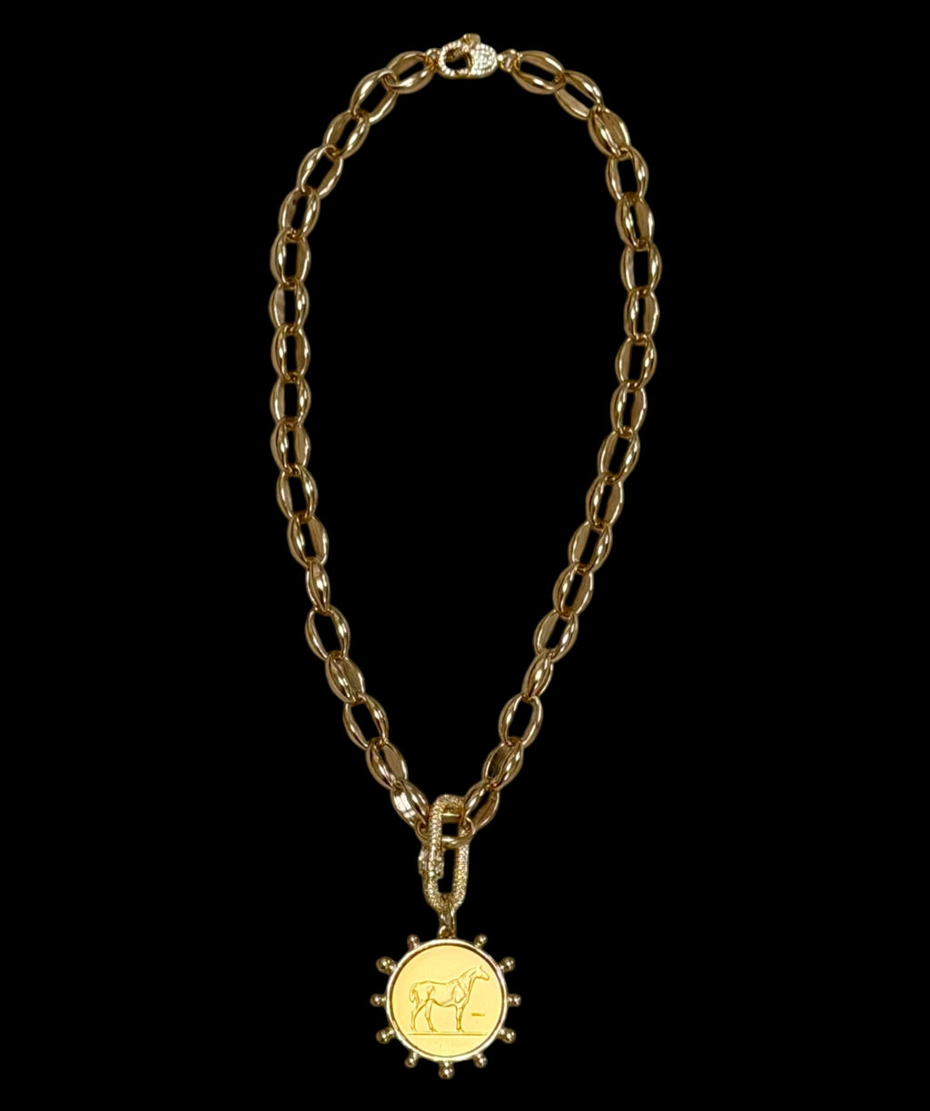Golden Tempo Necklace OOAK