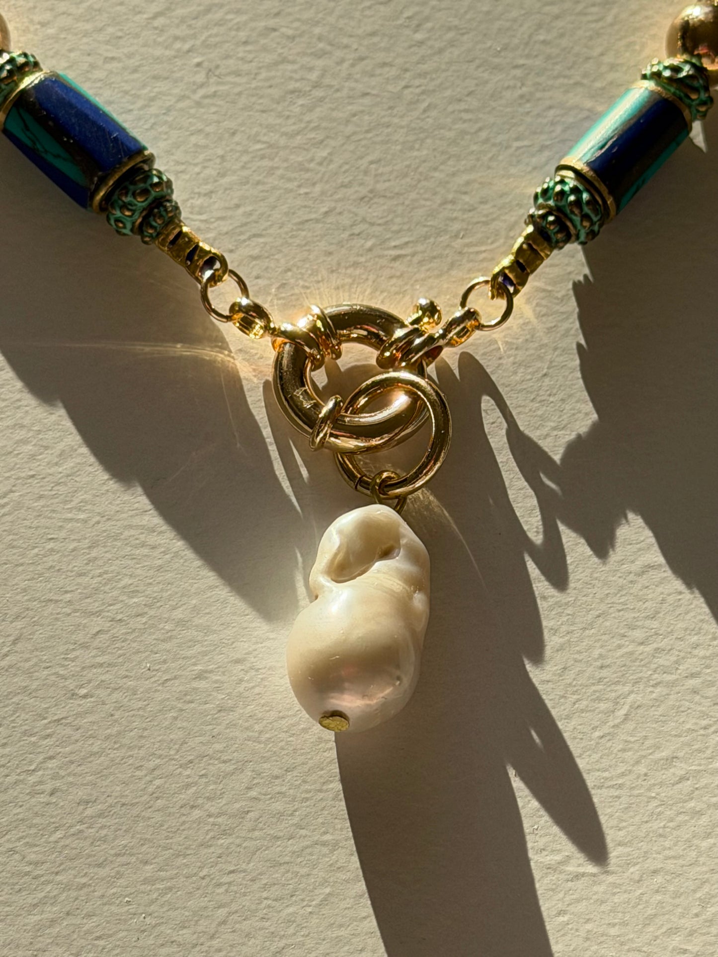 The Blue Satin Talisman OOAK