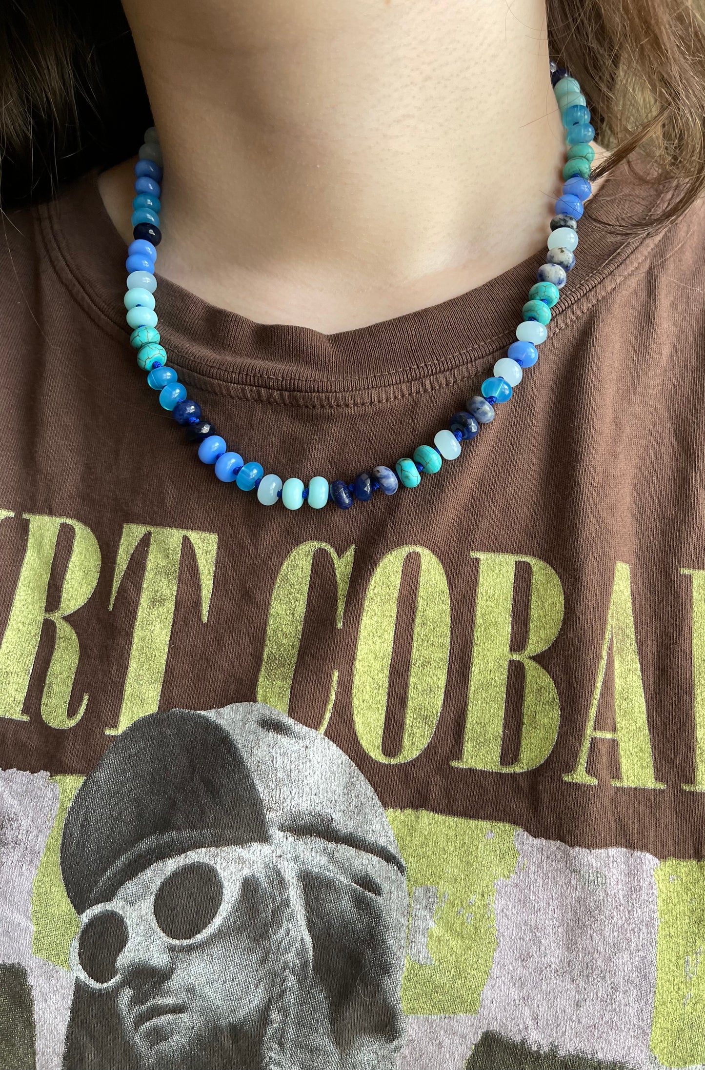 Blue Jean Baby Necklace