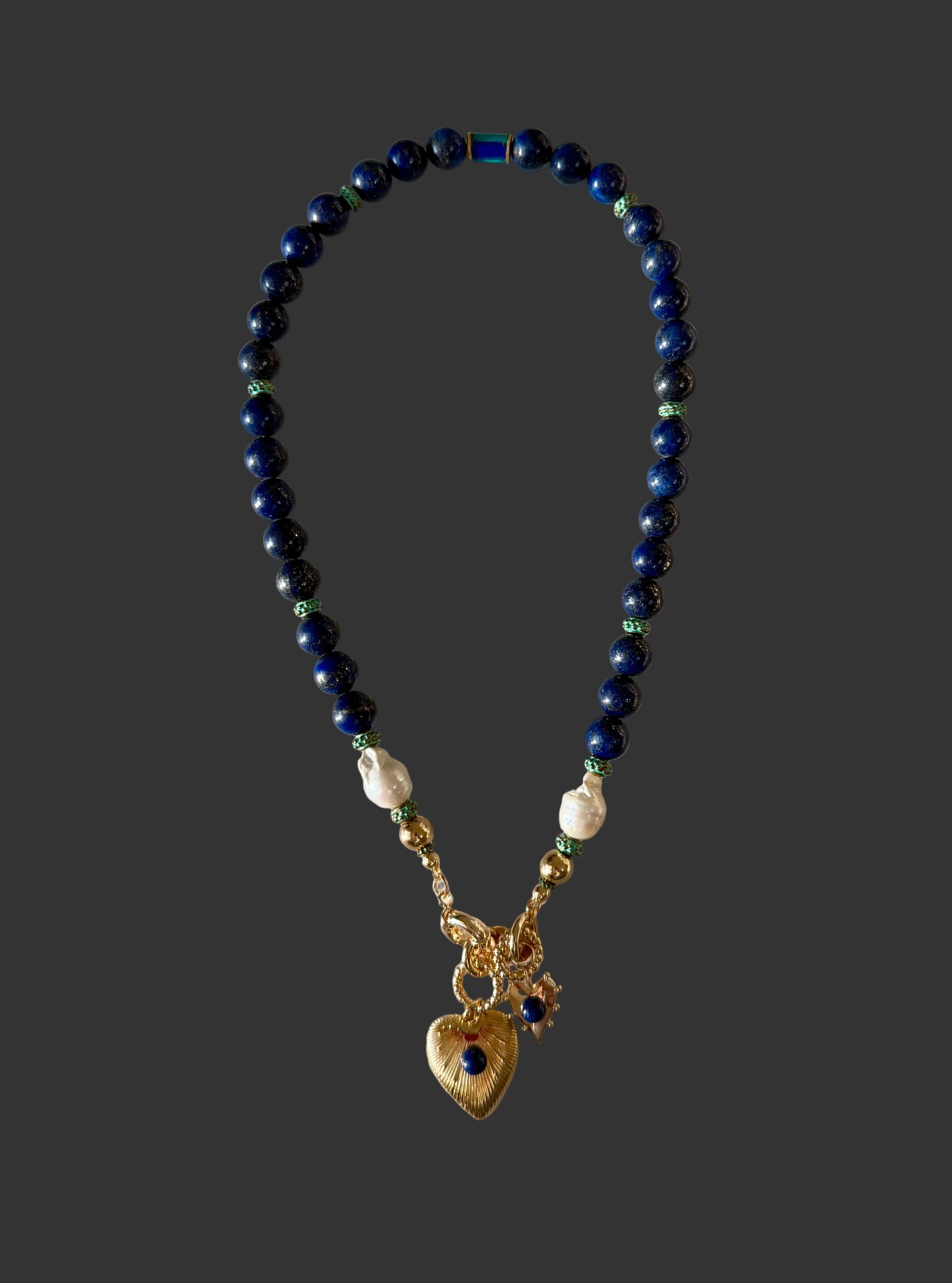 Lapis Devotion Necklace OOAK