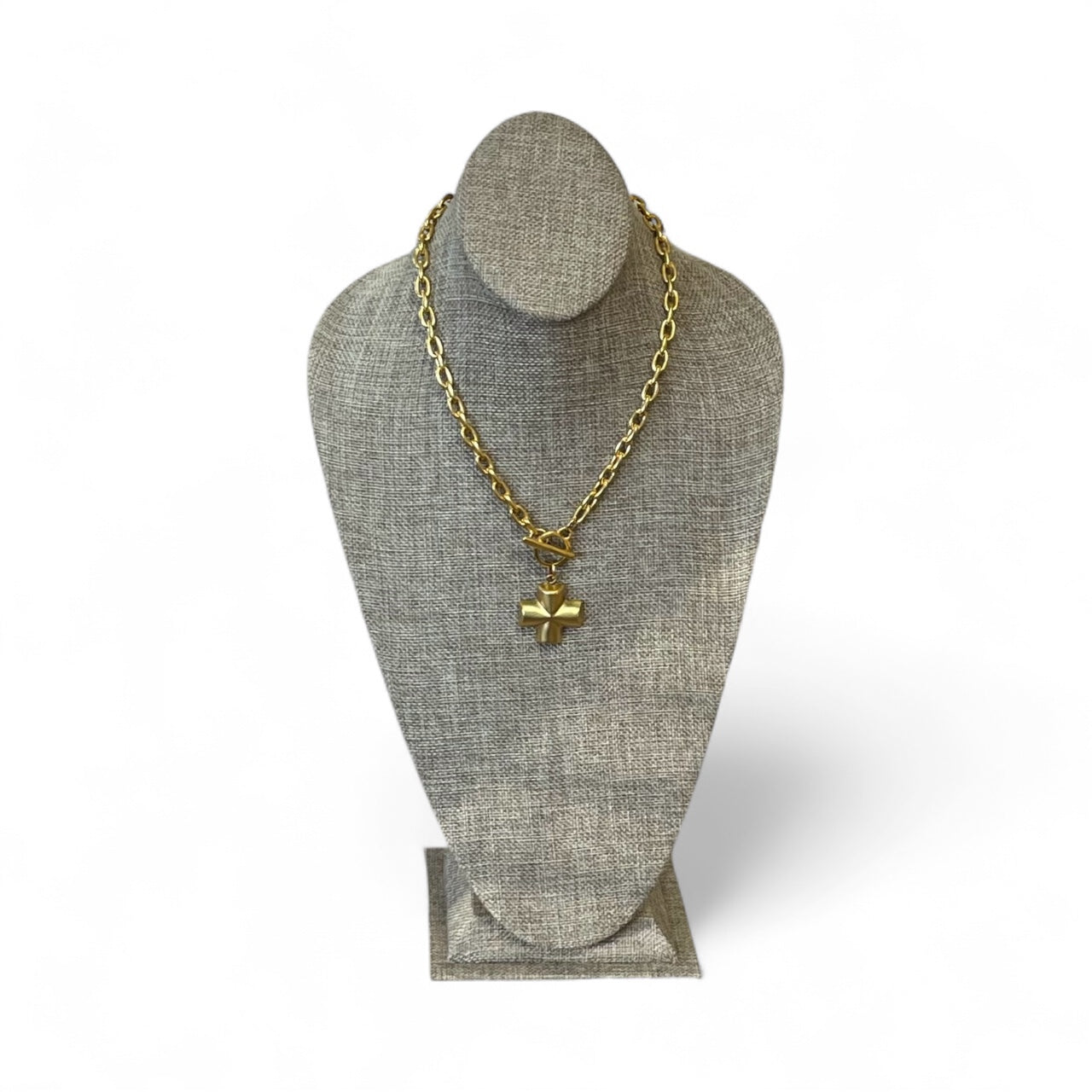 The Gilded Cross Necklace