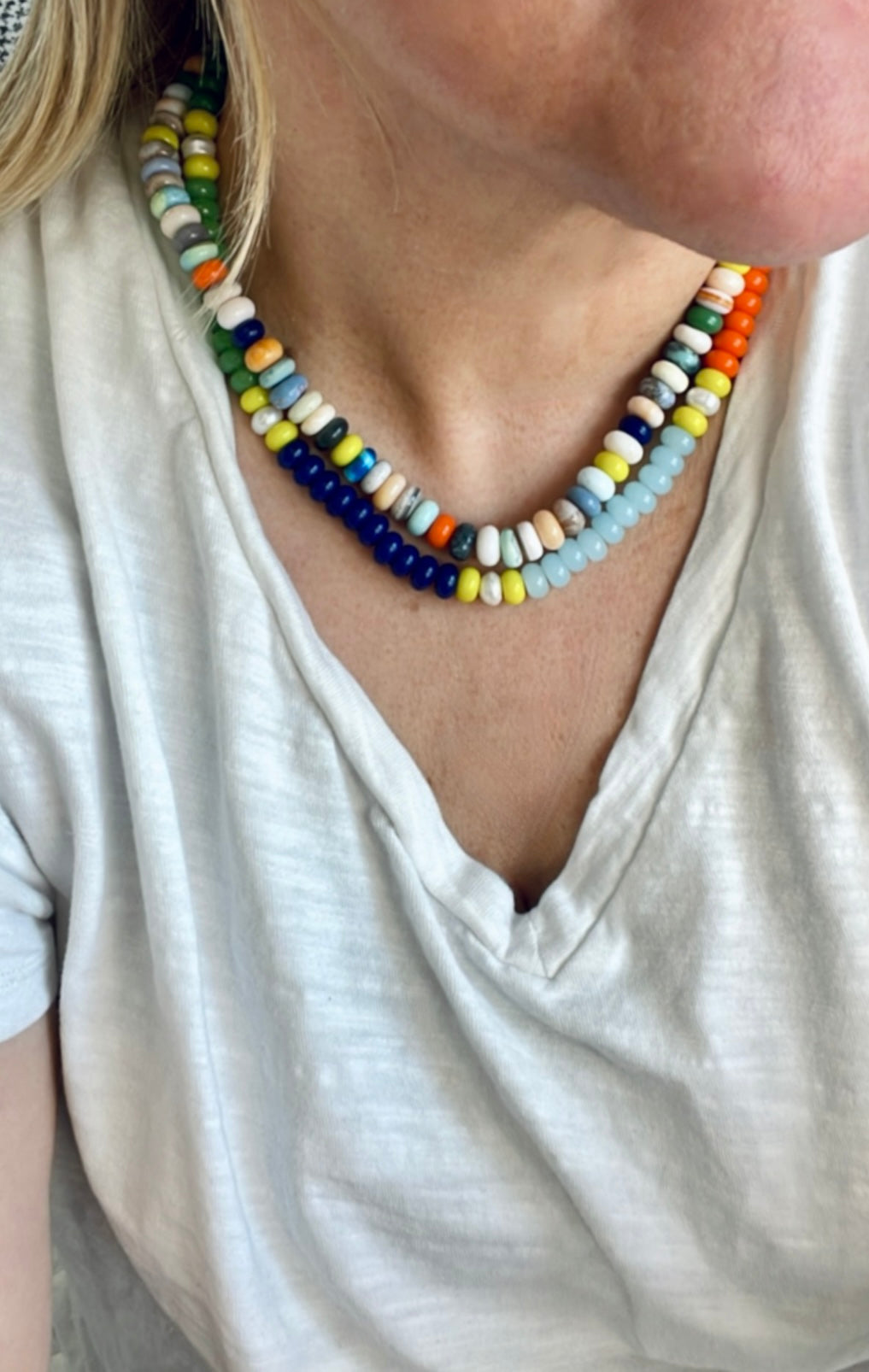 Every Single Day Necklace: Opals