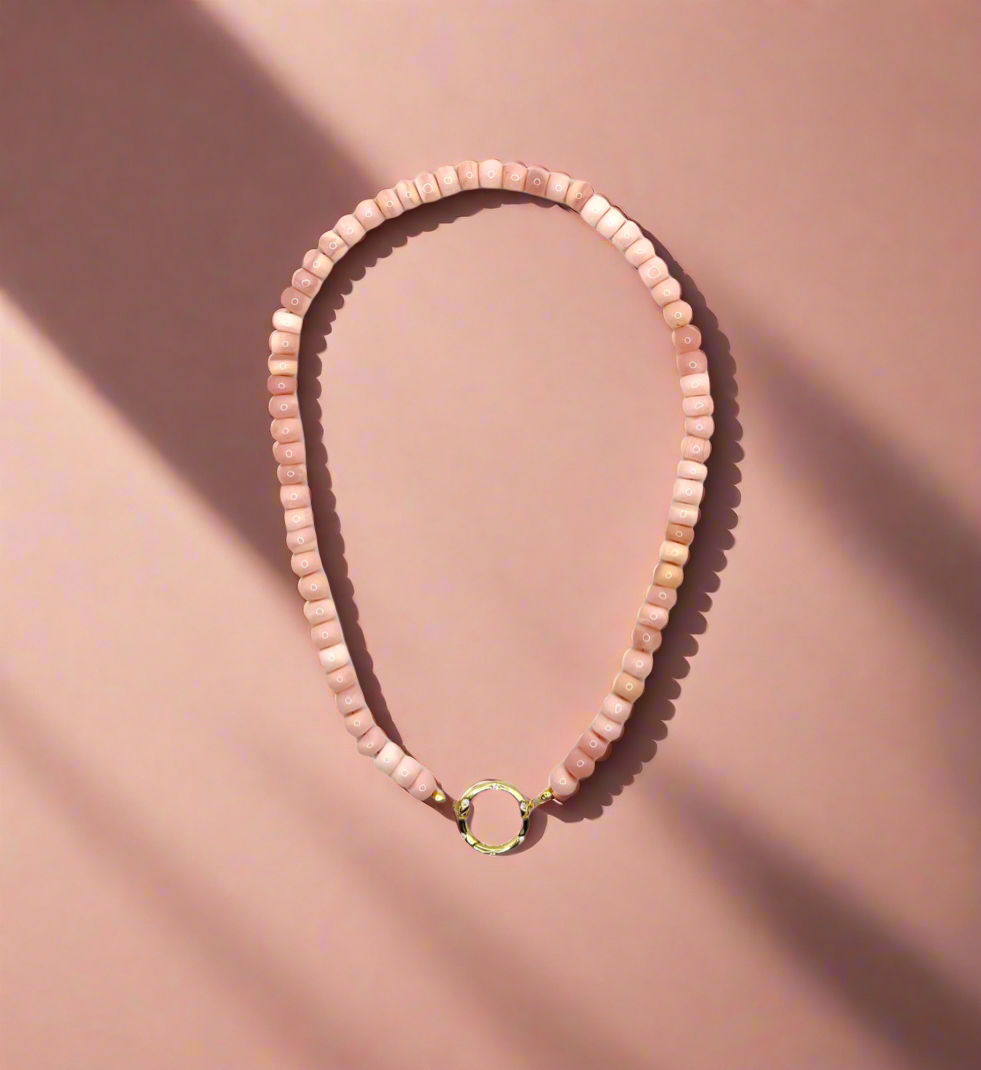 Pretty in Pink Opal Necklace