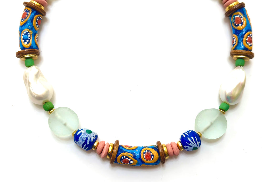 The Amalfi Coast Keepsake Necklace OOAK