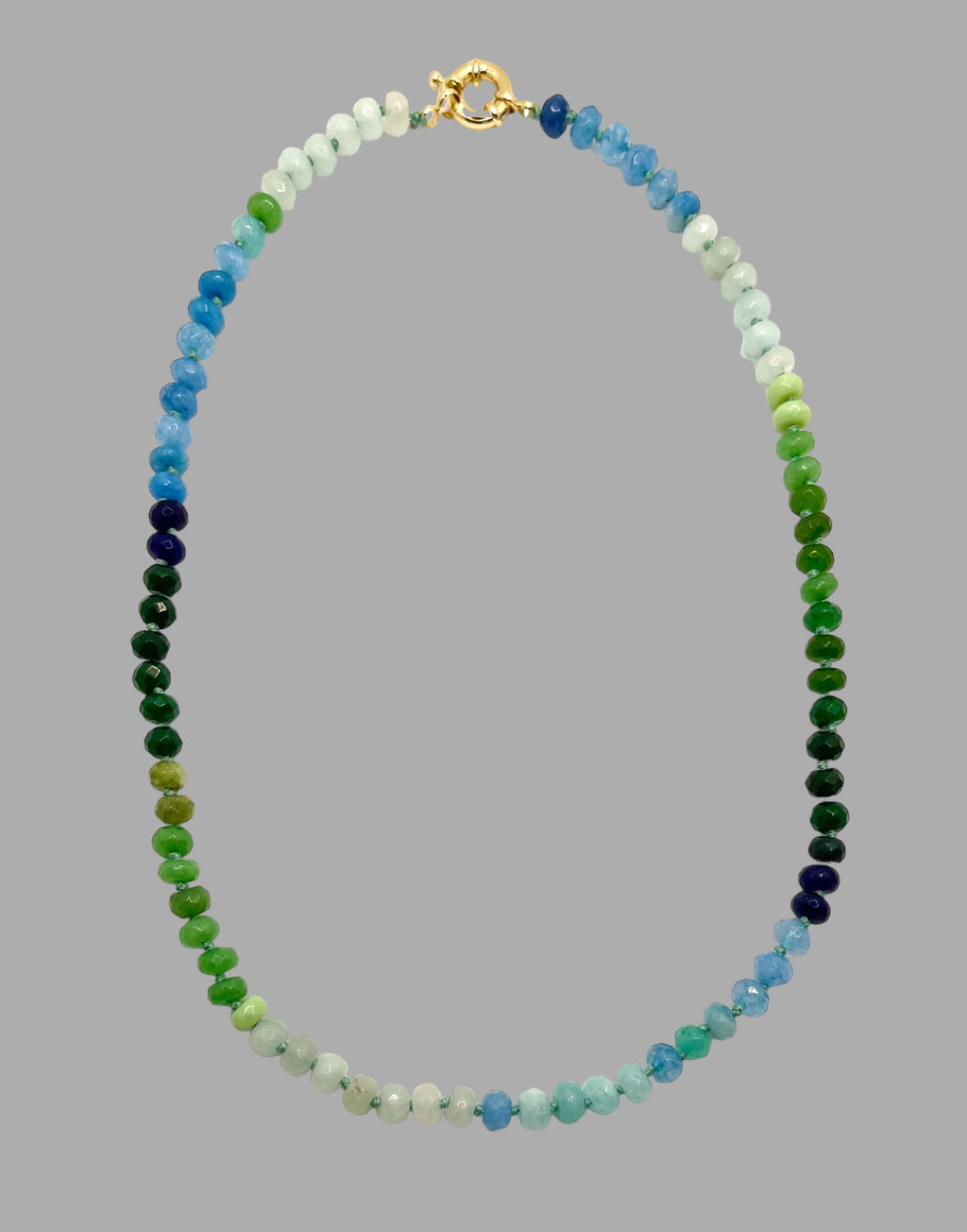 The Blues and Greens Necklace
