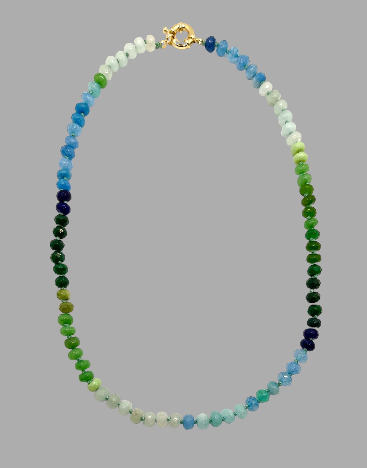 The Blues and Greens Necklace