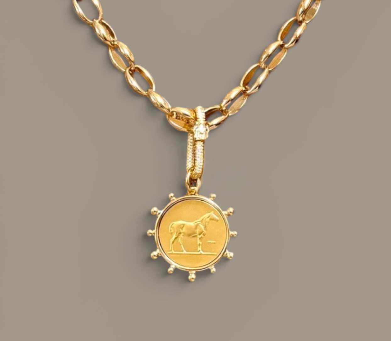Golden Tempo Necklace OOAK