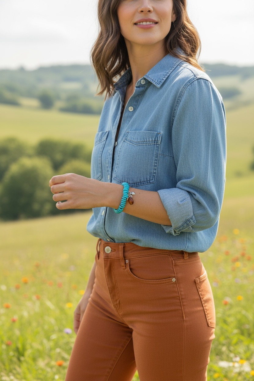 Turquoise & Carnelian Bracelets: 4 Styles