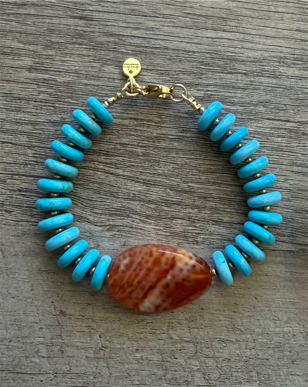 Turquoise & Carnelian Bracelets: 4 Styles