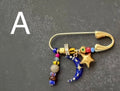 Collected Charms Brooch Pins: 4 Styles