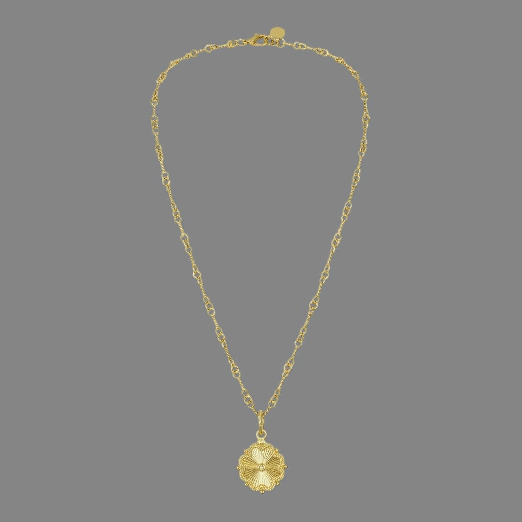 The Gilded Flower Necklace OOAK