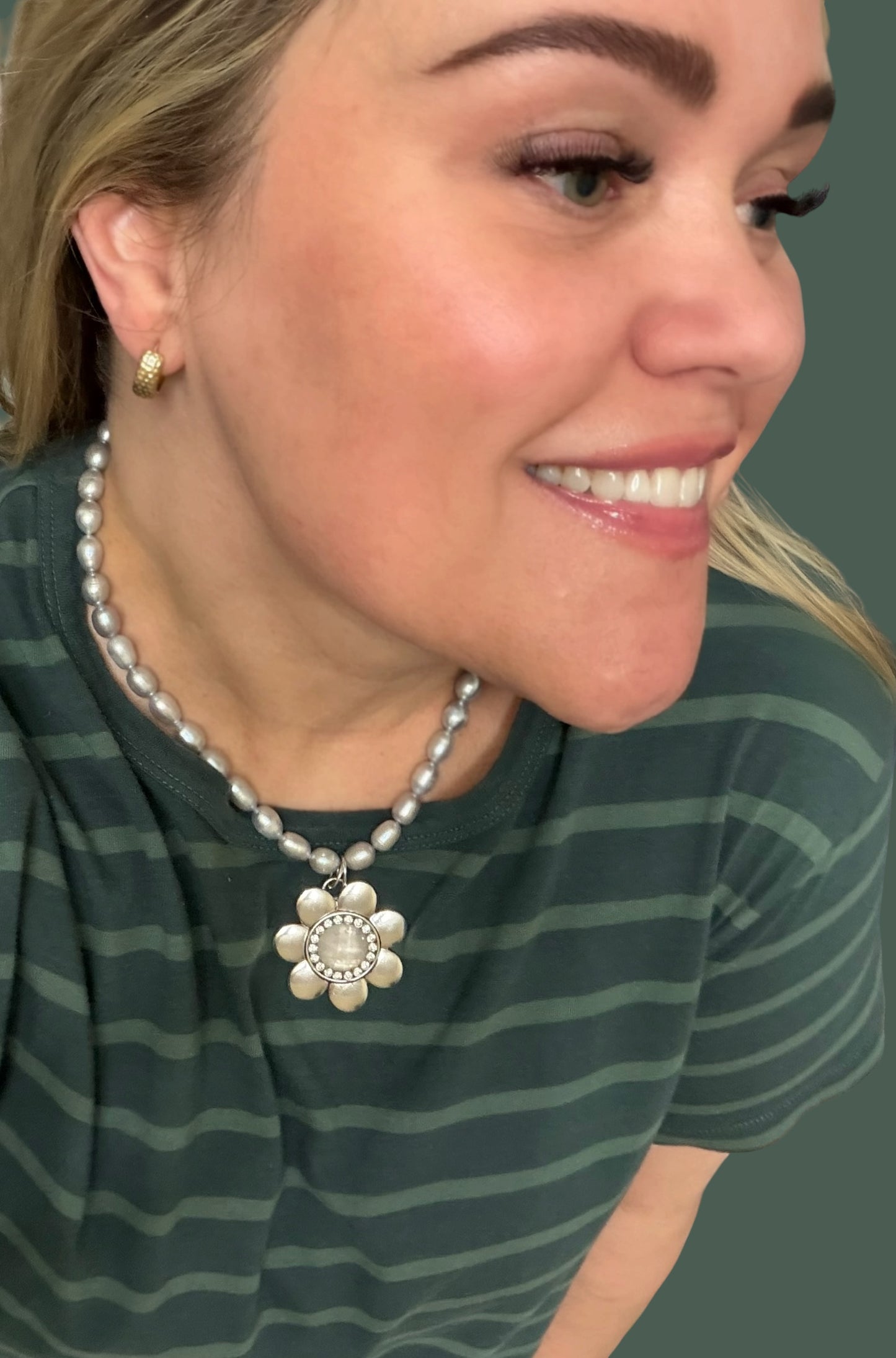 The Daisy Gem Center Necklace: 3 Options