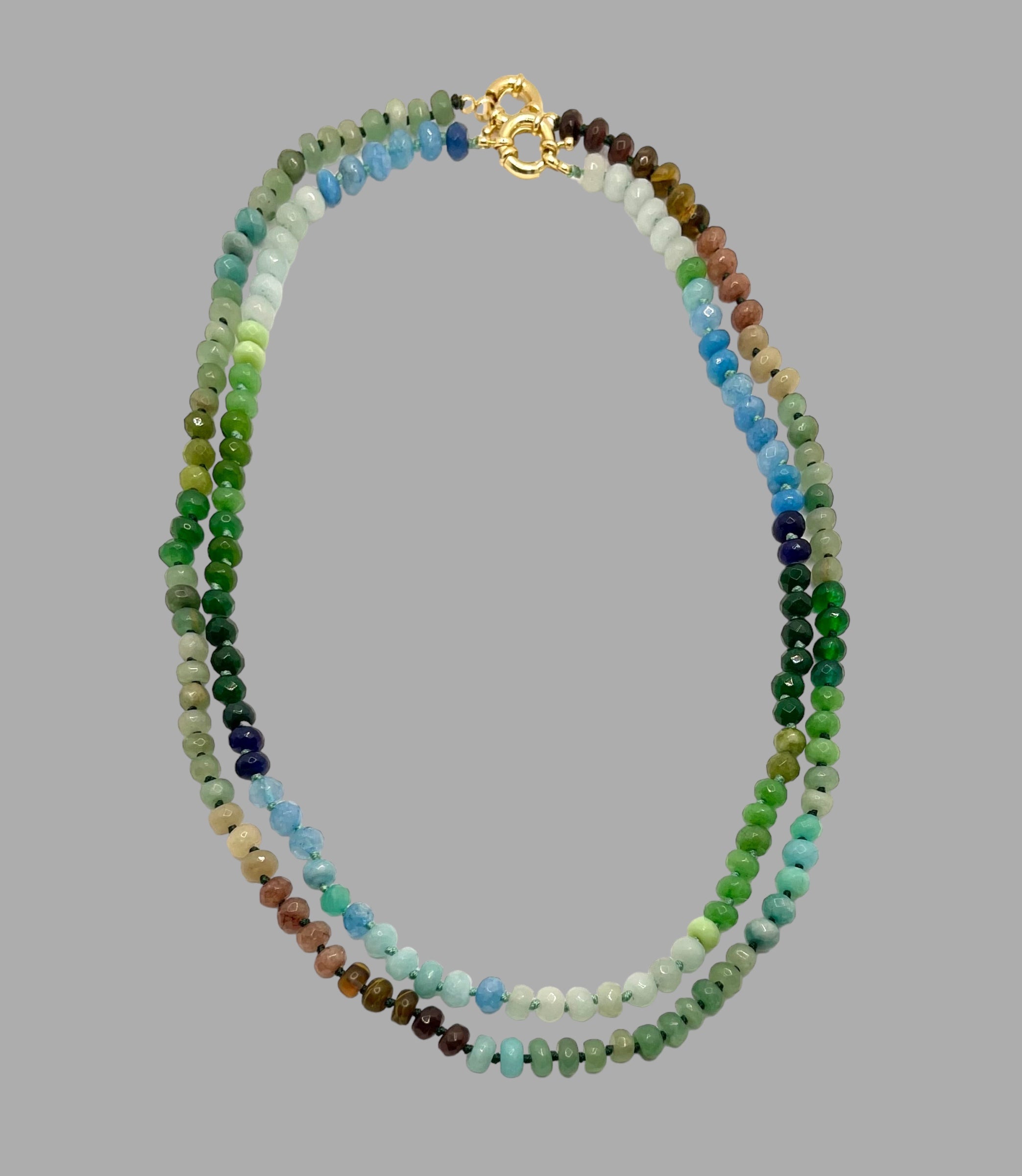 The Blues and Greens Necklace