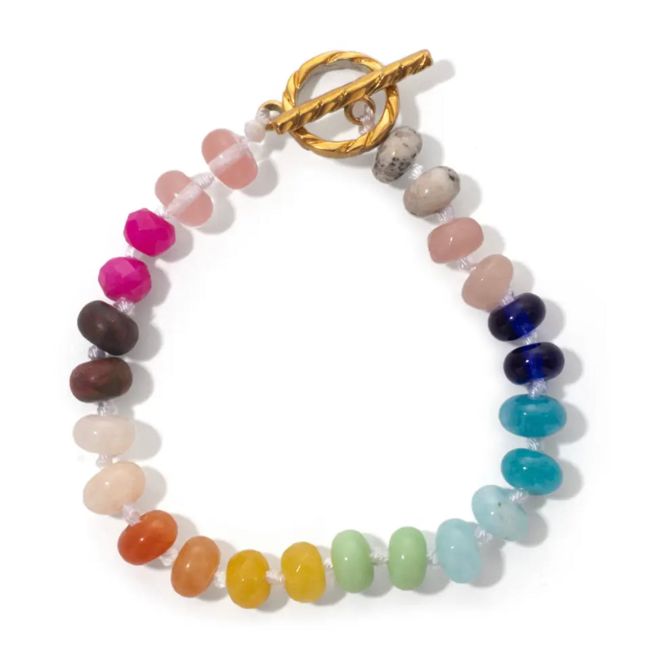 Natural Stone Bracelets Hand Knotted