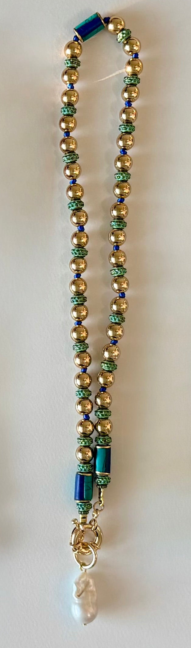 The Blue Satin Talisman OOAK