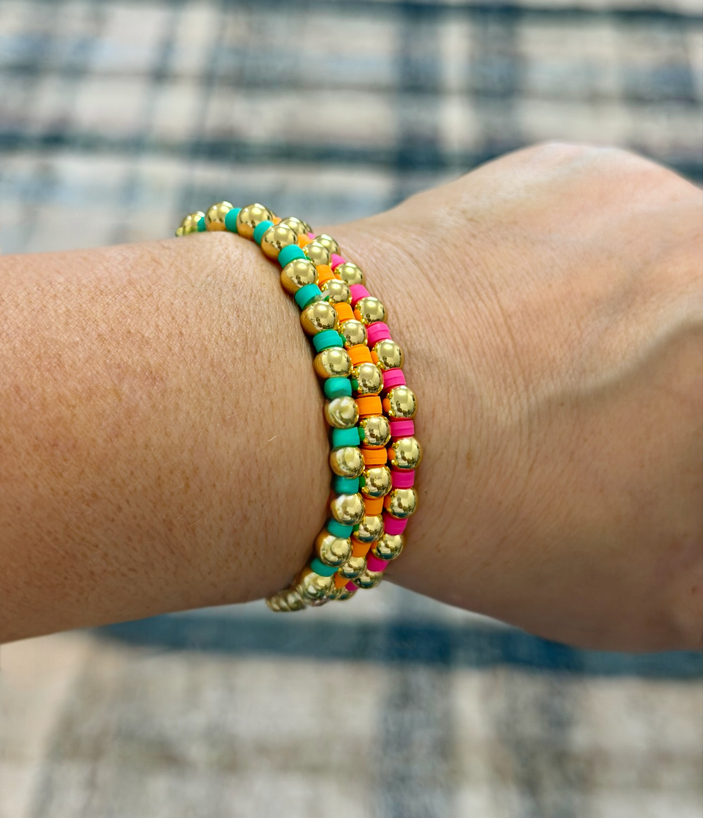 The Color Pop Bracelet (Stretch bracelet)in Multiple Colors