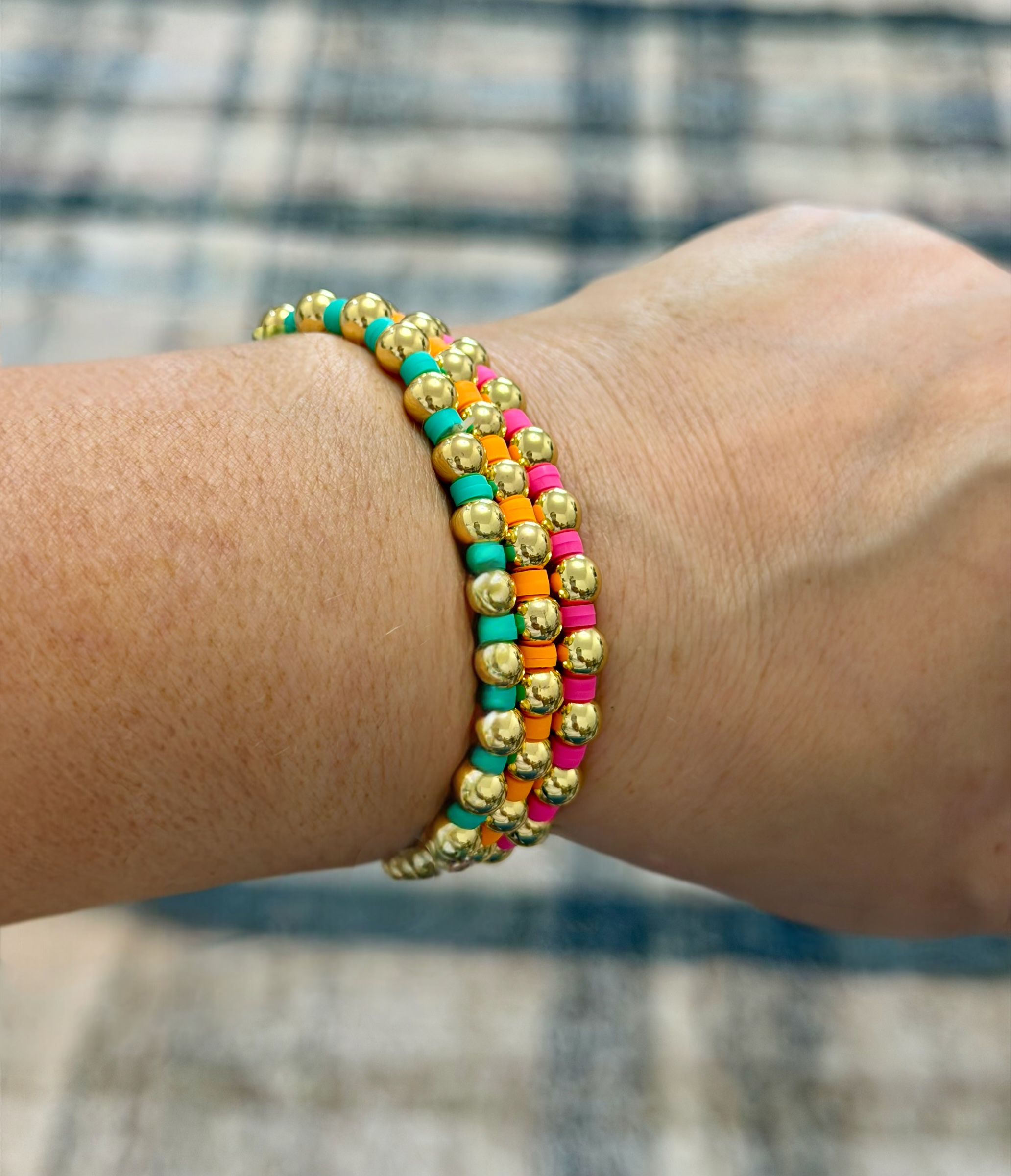 The Color Pop Bracelet (Stretch bracelet)in Multiple Colors