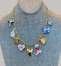 The Caroline Necklace: OOAK Tarnish resistant chain w various fun charms