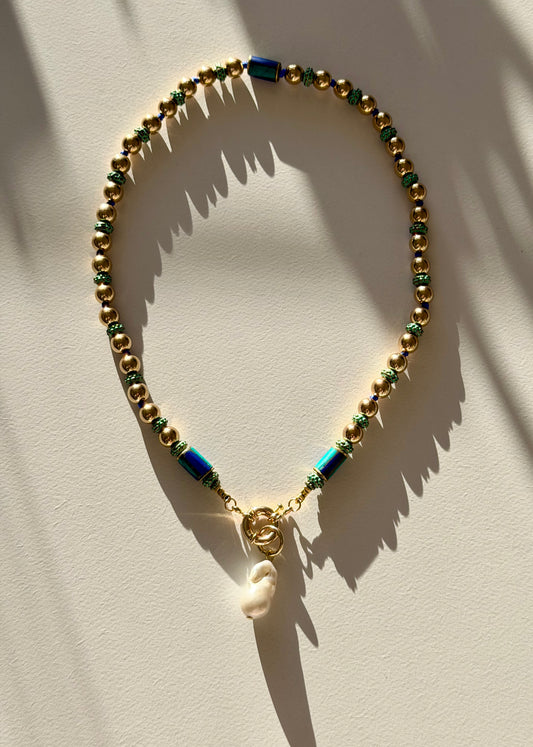 The Blue Satin Talisman OOAK