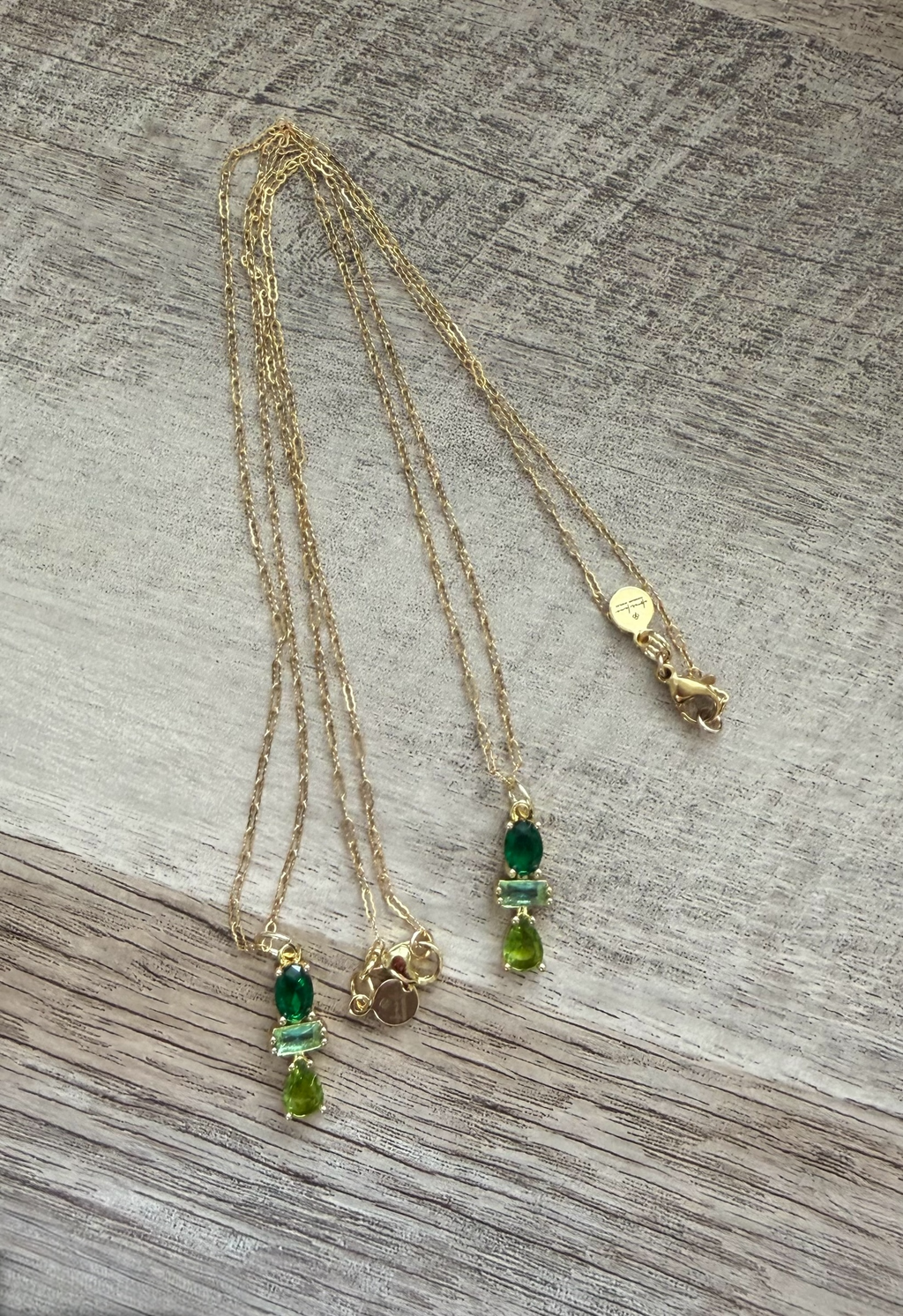 The Greenlight Pendant Necklace 14/20 Gold Filled Chain