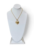 The Paramour Necklace: Unique chain and bold, chic heart pendant