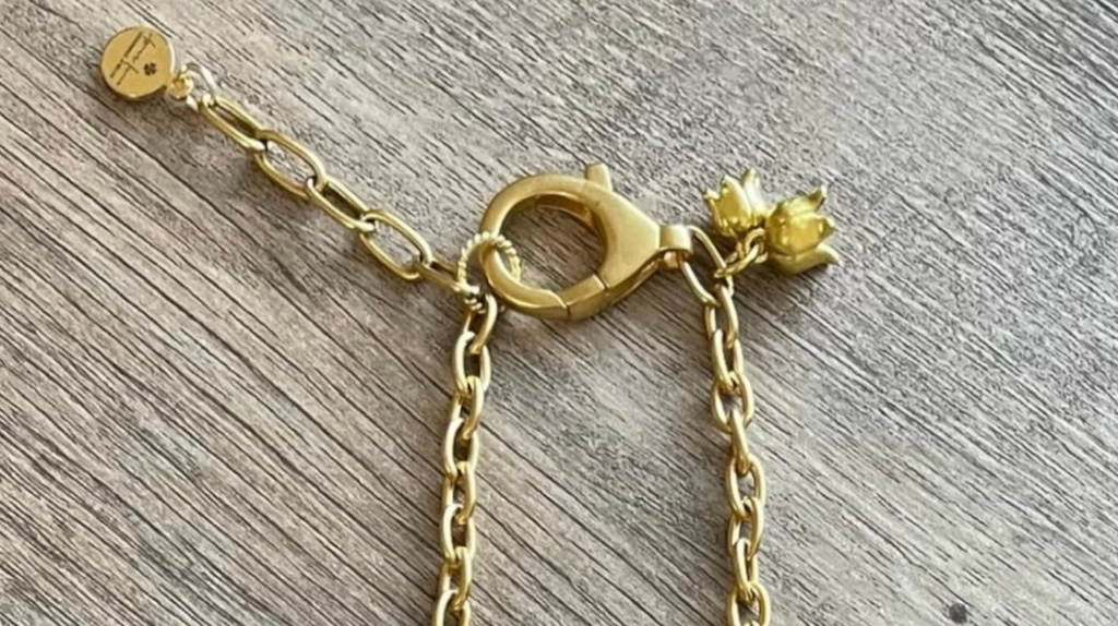 Matte Carnelian Bead Bar Chain: 24k gold chain with bead bar center OOAK