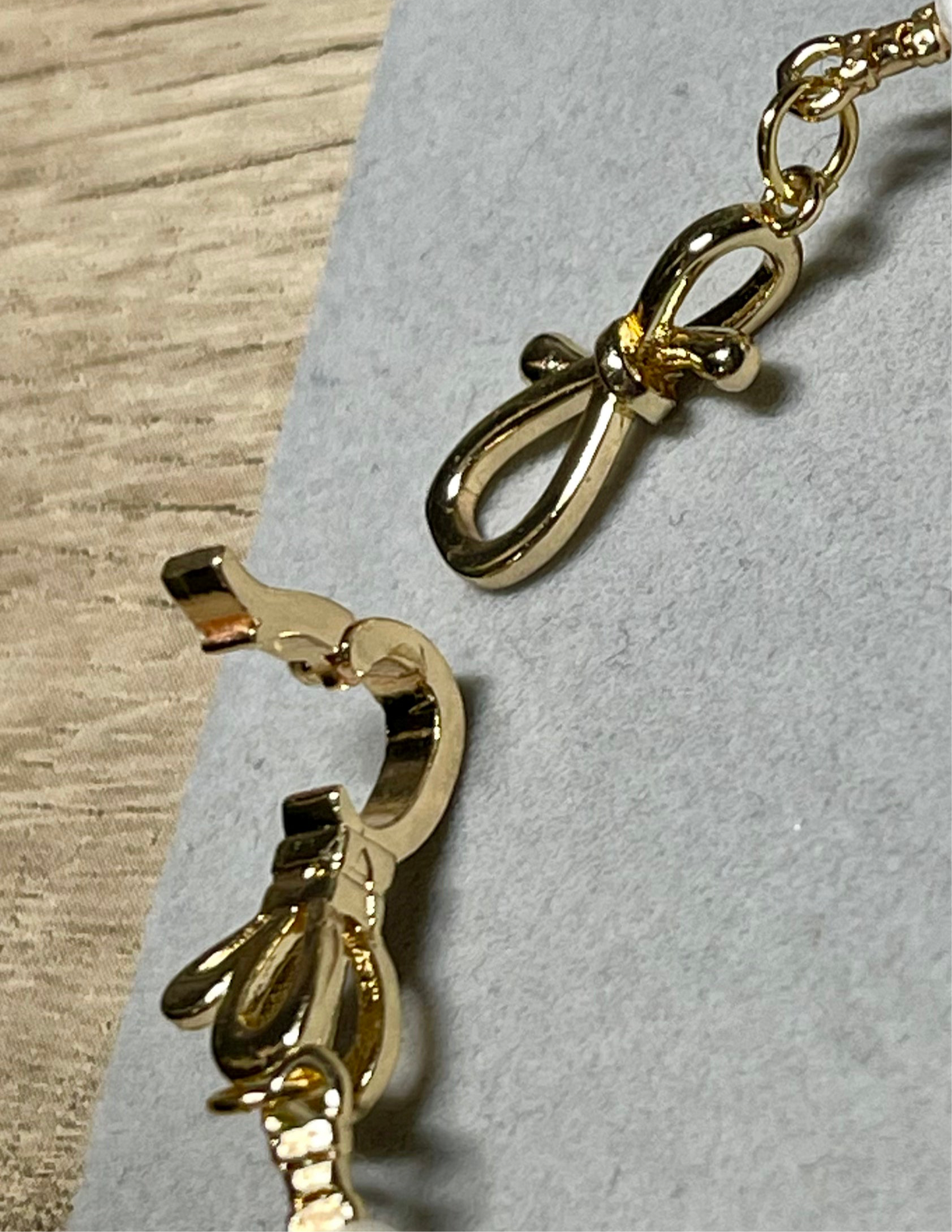 Bijou de Lune Necklace: High quality Moonstone beads, Baroque Pearls and a double bow gold clasp Wear 3 different ways OOAK