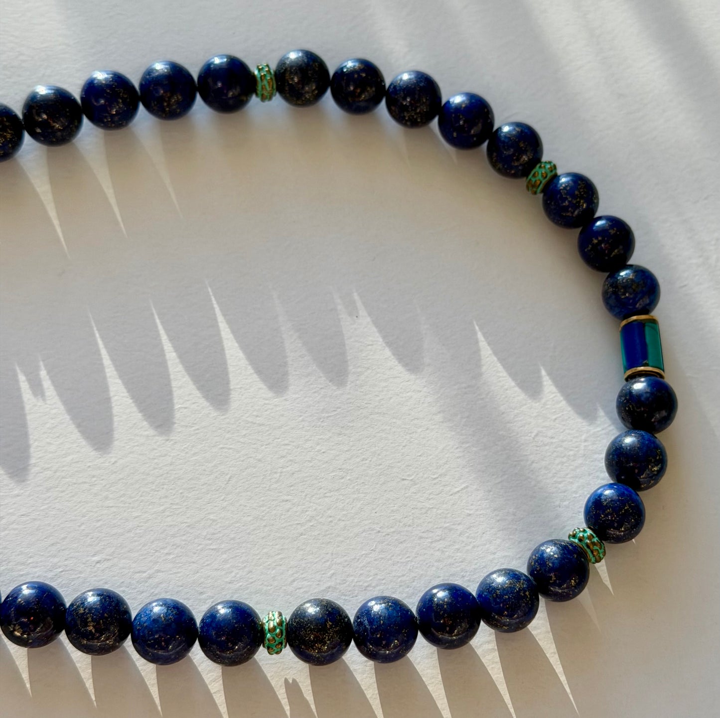 Lapis Devotion Necklace OOAK