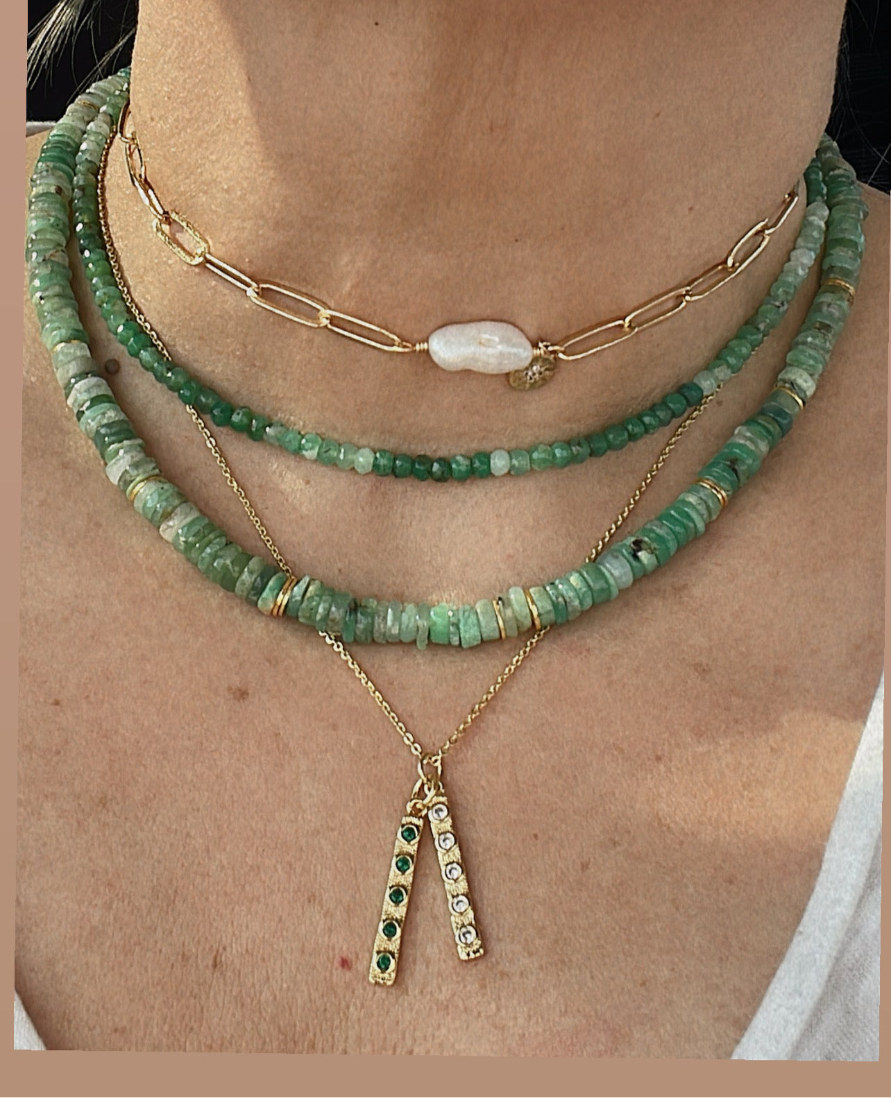 Green Apples Necklace