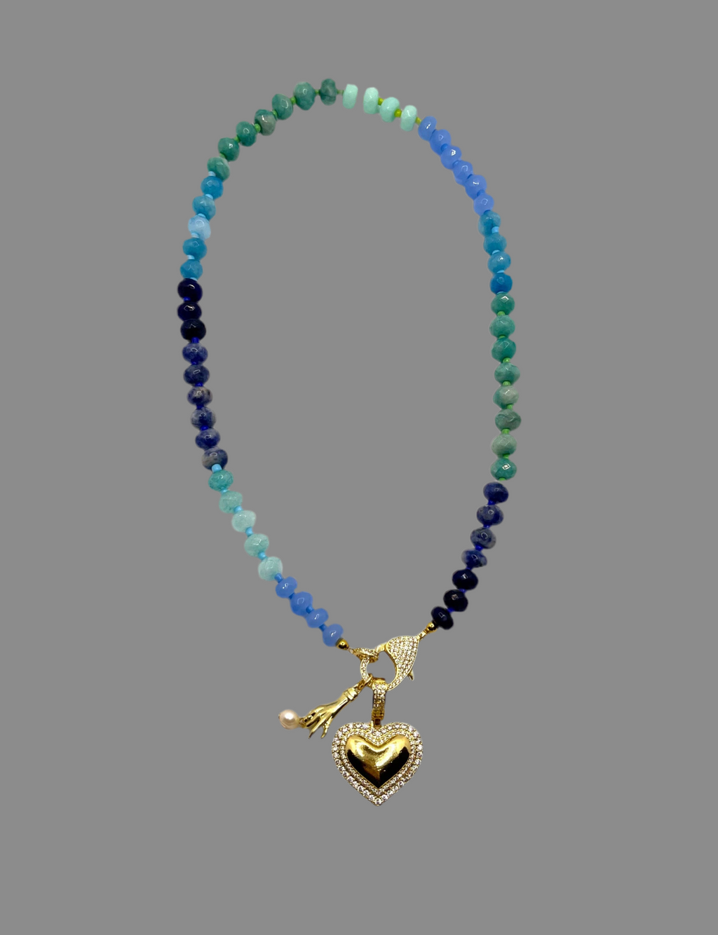 Band of Blues Necklace